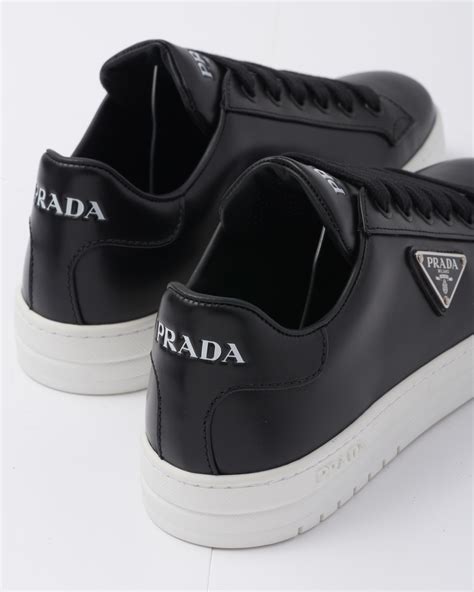 prada leather sneakers men's.